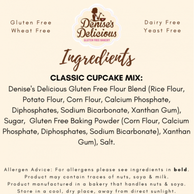 Gluten Free Classic Cupcake Mix